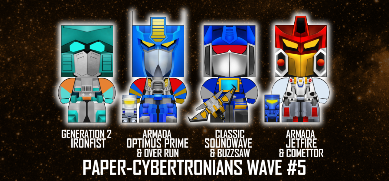 Paper Cybertronians - FREE Papercraft Transformers Characters