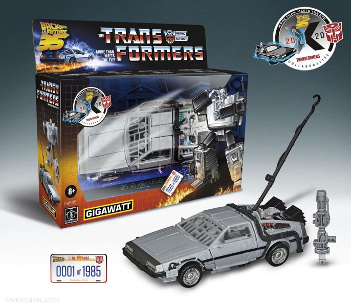 Transformers x Back to the Future Official Press Release and Images