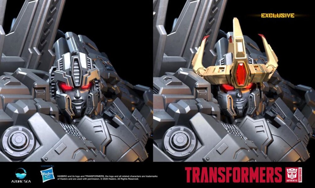 First Look at Azure Sea Studio Transformers Starscream Statue