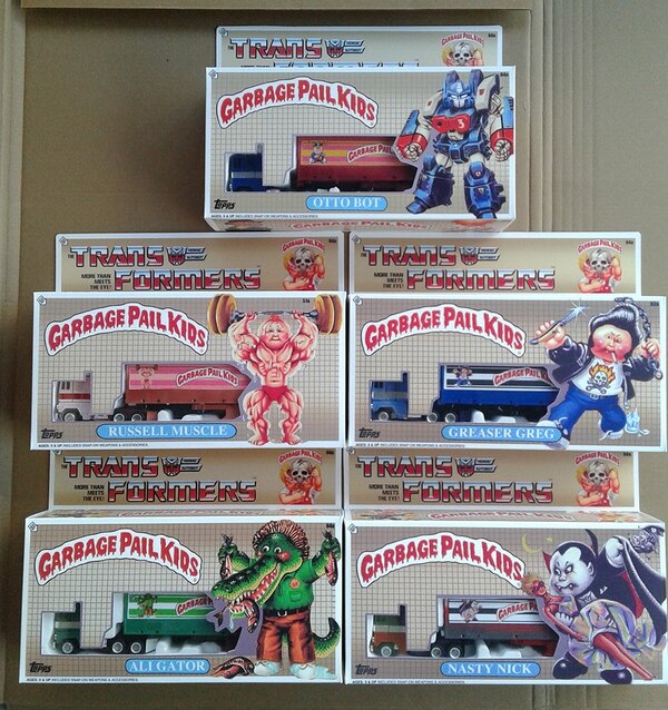 Garbage Pail Kids Optimus Prime - Otto Bot, Nasty Nick, Russell Muscle, More