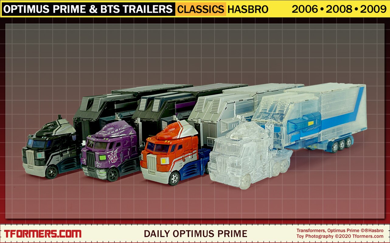Transformers BTS-01 Nemesis Motion Trailer for Classic Optimus Prime Clear Vers
