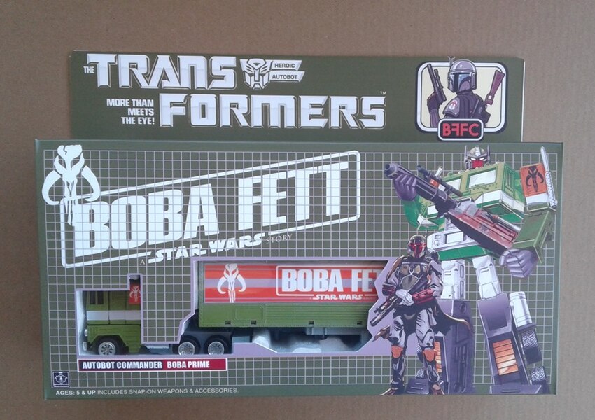 Boba Fett Optimus Prime G1 Transformers x Star Wars Custom