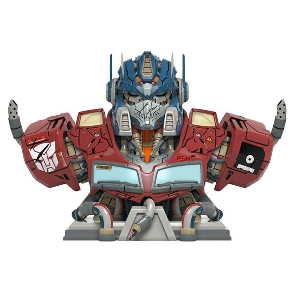 Mighty Jaxx Transformers Mechasoul Optimus Prime Bust Images