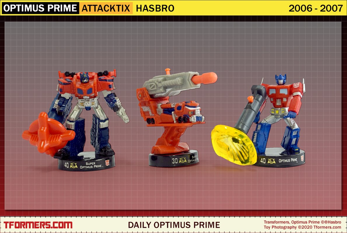 Daily Prime - Transformers Attacktix Optimus Prime Game Pieces