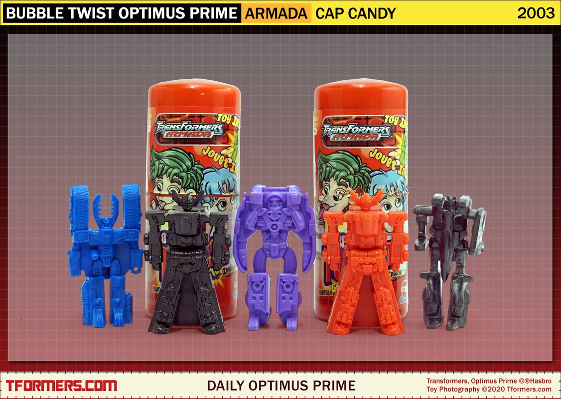 Daily Prime - Armada Bubble Twist Optimus Prime Candy Toys