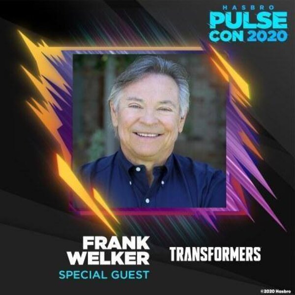 Hasbro PulseCon 2020 - Peter Cullen and Frank Welker Guests Announced!