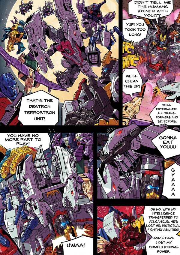 Takara Transformers Generations Select Translated Abominus & The Terrorcons Manga Comic 