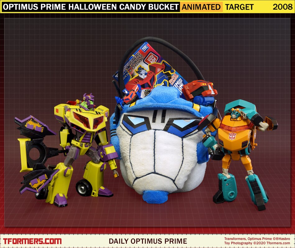 Daily Prime - Animated Optimus Prime Halloween Candy Bucket