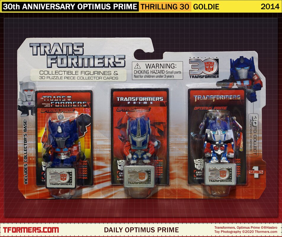 Daily Prime - Thrilling 30 Optimus Prime 3D Puzzle Pieces Set