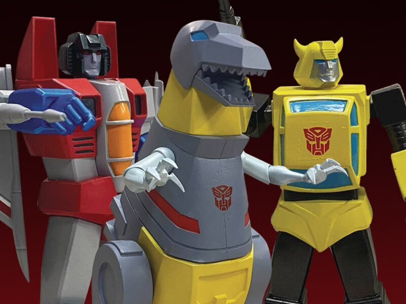 First Look at PCS Collectibles Transformers Statues Wave 2 - Starscream, Grimlock, Bumblebee