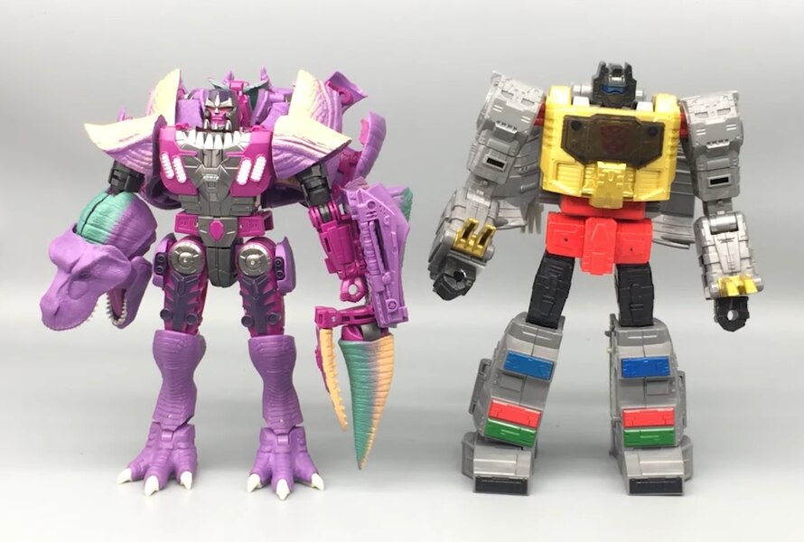 Transformers Kingdom Megatron InHand Comparisons by TonTon Review
