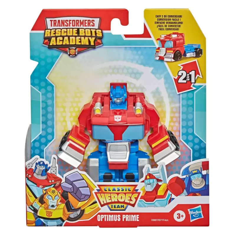 Transformers Rescue Bots Academia Optimus Prime-Nuevo en la acción 