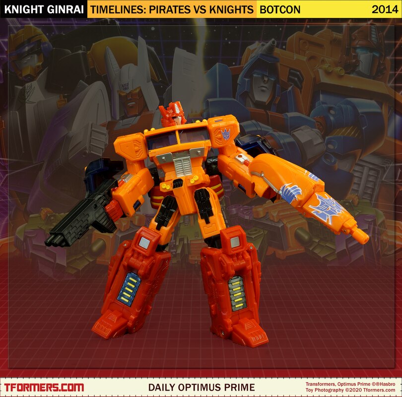 Daily Prime - BotCon Timelines Fire Guts Knight Ginrai