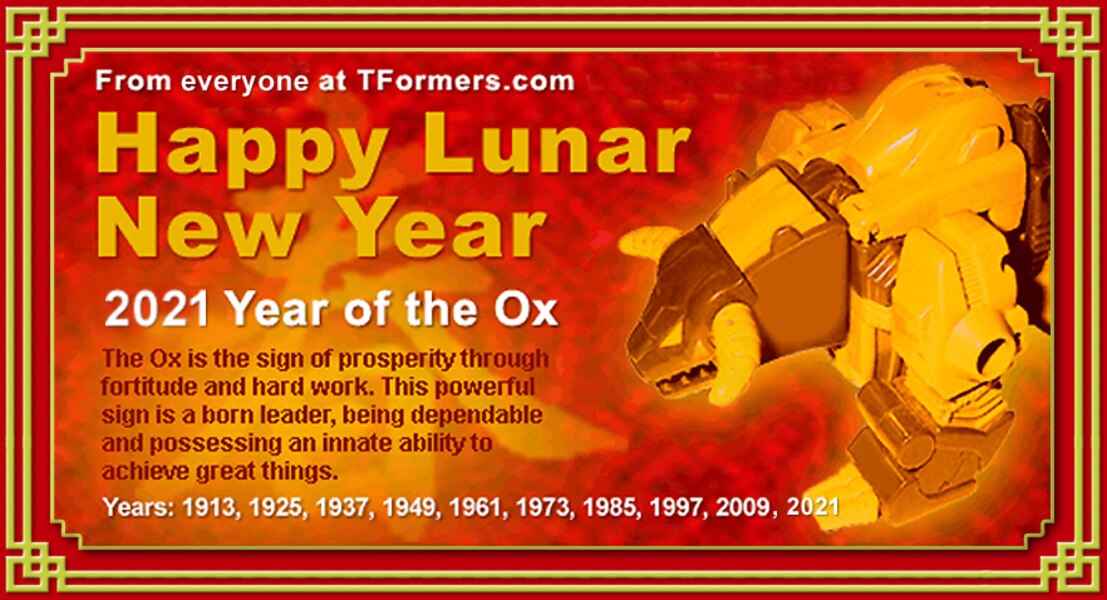 Happy Lunar New Year 2021 - Gung Hey Fat Choy!