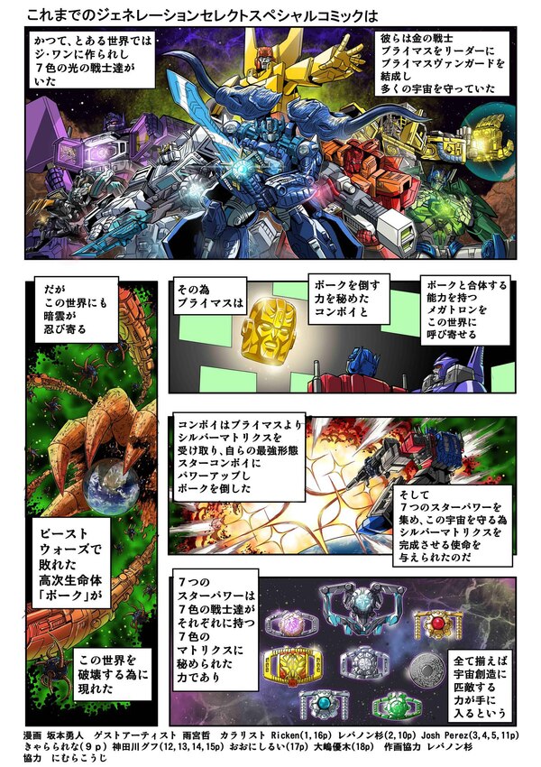 Takara Transformers Generations Selects Manga Comic Final Part 1 Released