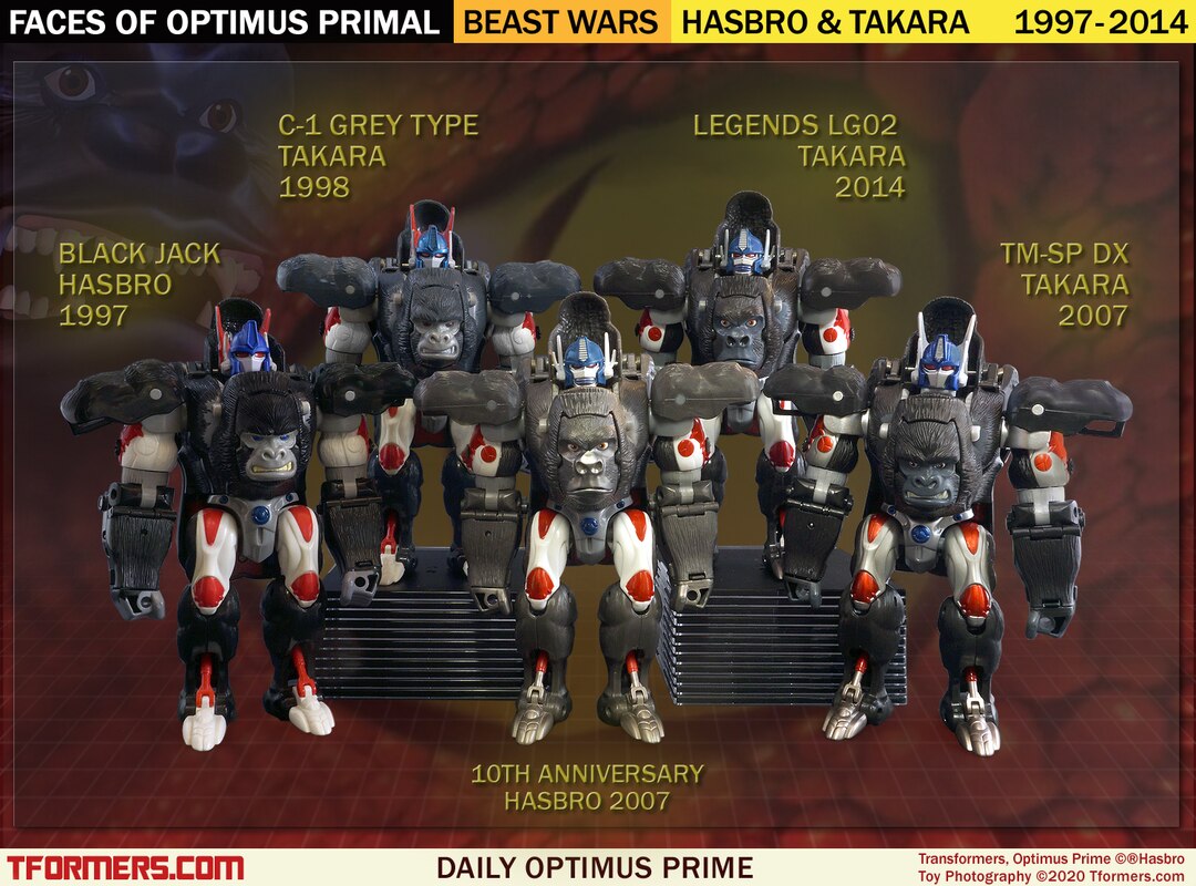 Daily Prime - The Many Faces of Beast Wars Optimus Primal