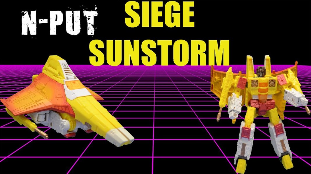 Transformer Siege Sunstorm Custom Figure Showcase