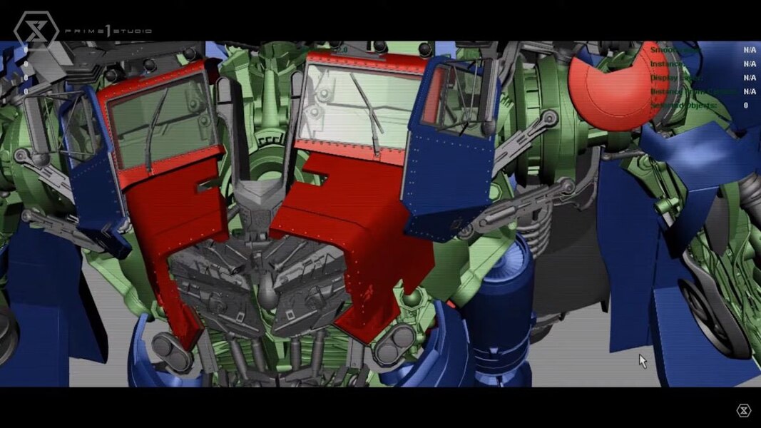 Estátua Perfeita Optimus Prime em Transformers: O Lado Oculto da Lua (Prime  1 Studio)