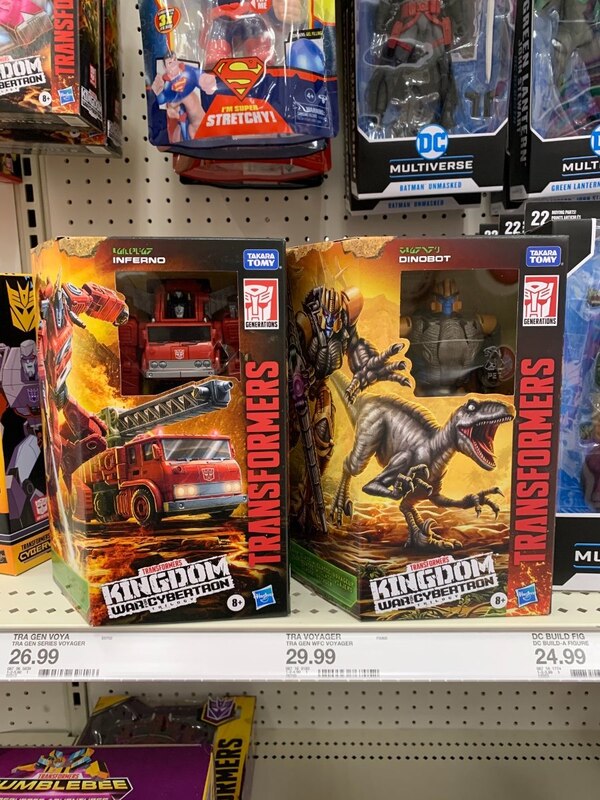 Kingdom Inferno and Dinobot Spotted at U.S. Retail