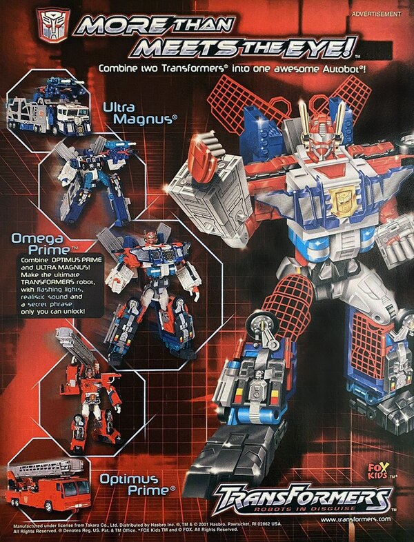 Daily Prime - Robots In Disguise 2001 Omega Prime Advertisement