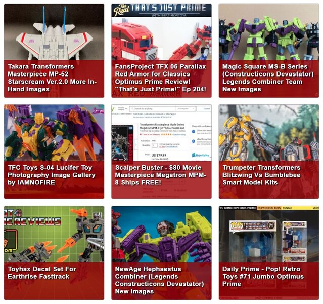 Transformers News Recap for Week of June 7-13, 2021