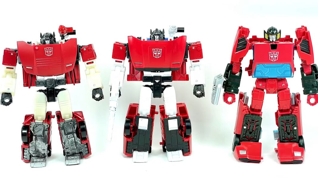 Transformers Kingdom Sideswipe Earth Mode In-Hand Compared Images