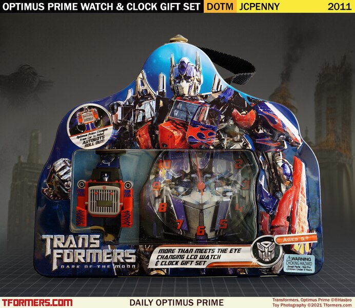 Daily Prime - JCPenny Optimus Prime Watch & Clock Gift Set