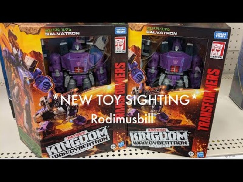 Leader Class Kingdom GALVATRON in Target - Rodimusbill New Toy Sighting