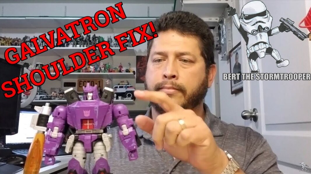 Kingdom Galvatron ULTIMATE Shoulder Fix with Bert The Stormtrooper!