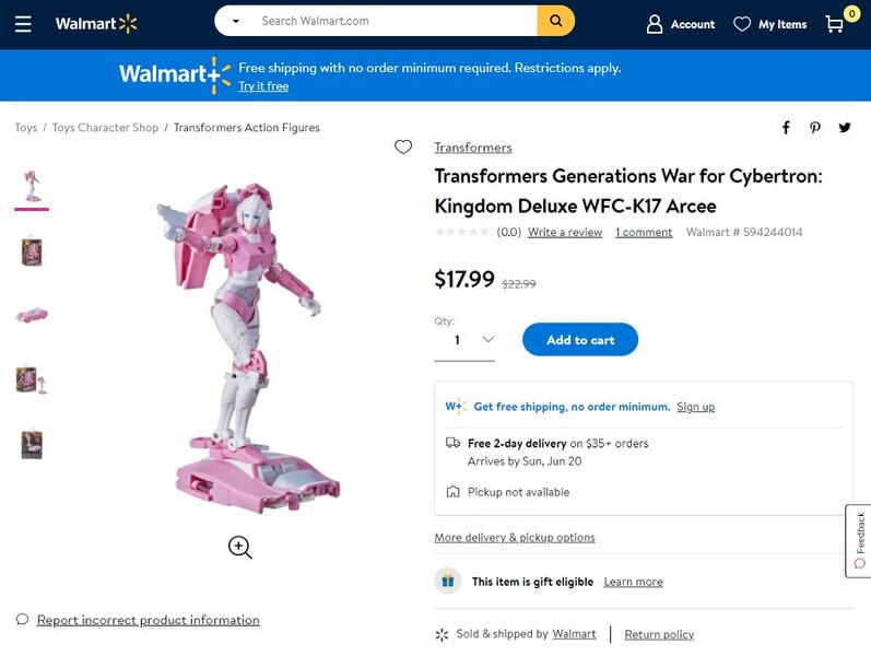 Scalper Buster - $18 Kingdom Arcee with FREE Shipping