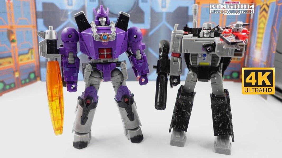 Transformers WFC Kingdom Leader Galvatron Review 4K!