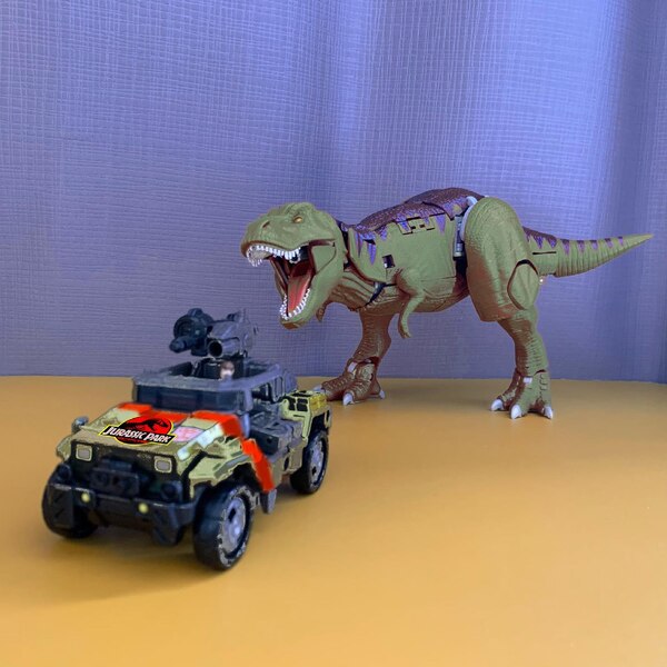 Jurassic Park x Transformers Digibash More Than Meets The Park