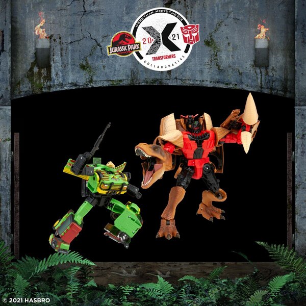 Transformers x Jurassic Park Collaboration New Figures Announcement Official Press Release