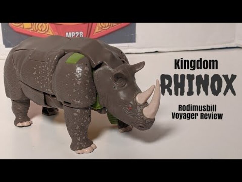 Kingdom RHINOX Voyager Class Transformers War For Cybertron Review by Rodimusbill (Wave 3) WFC-K27