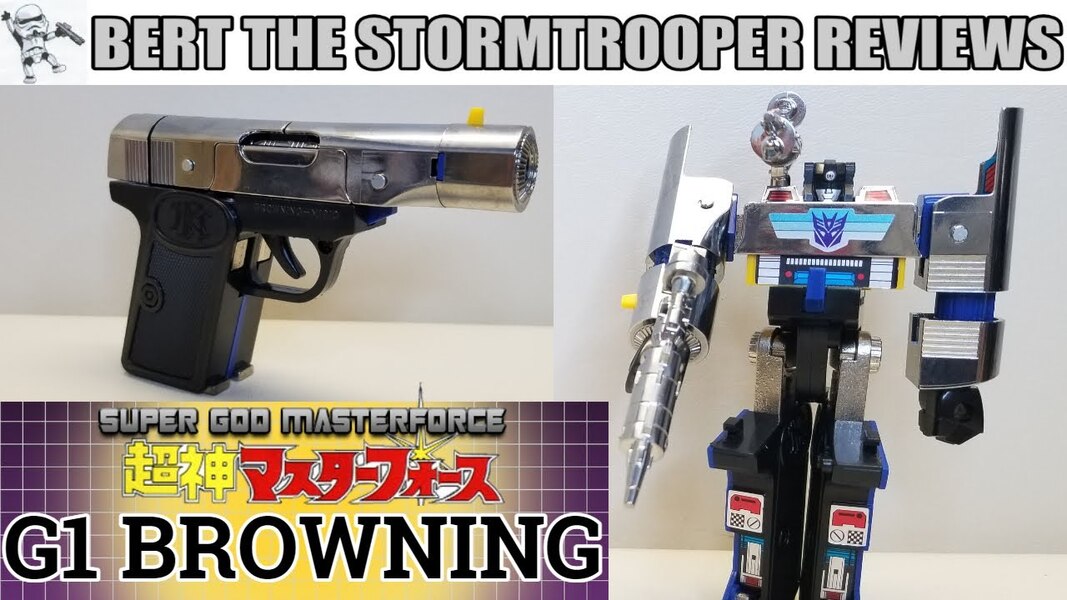 Transformers G1 BROWNING (KO) Review by Bert The Stormtrooper!