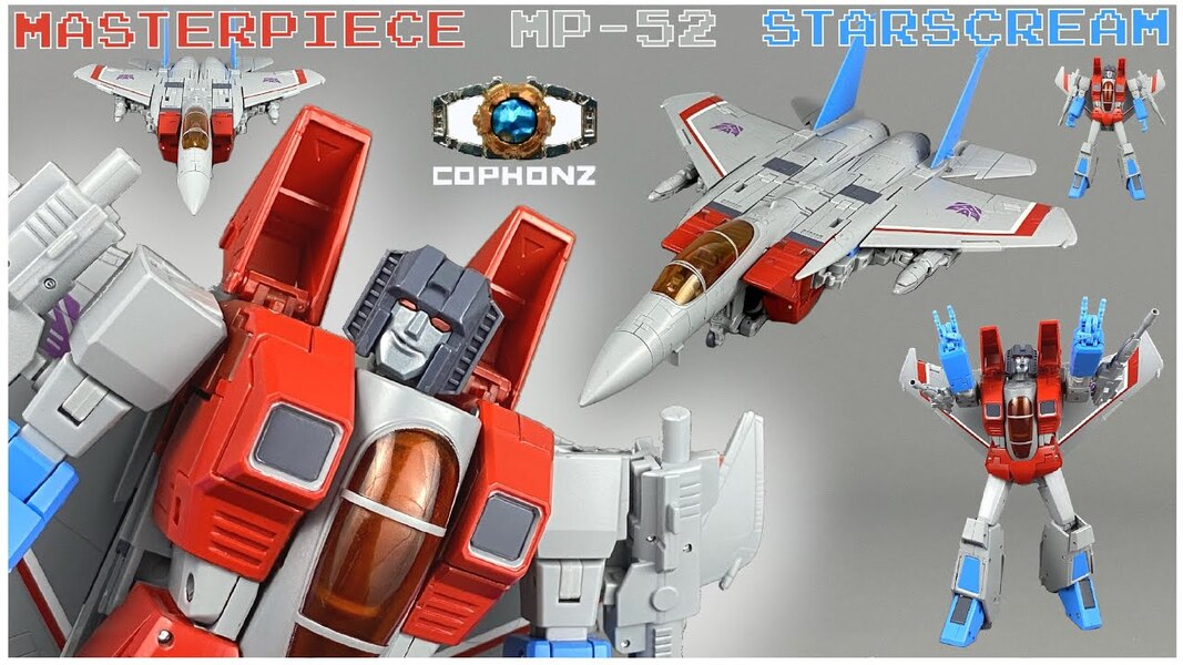 No Words Review of Masterpiece MP-52 Starscream Version 2.0 - Best Starscream Rver!