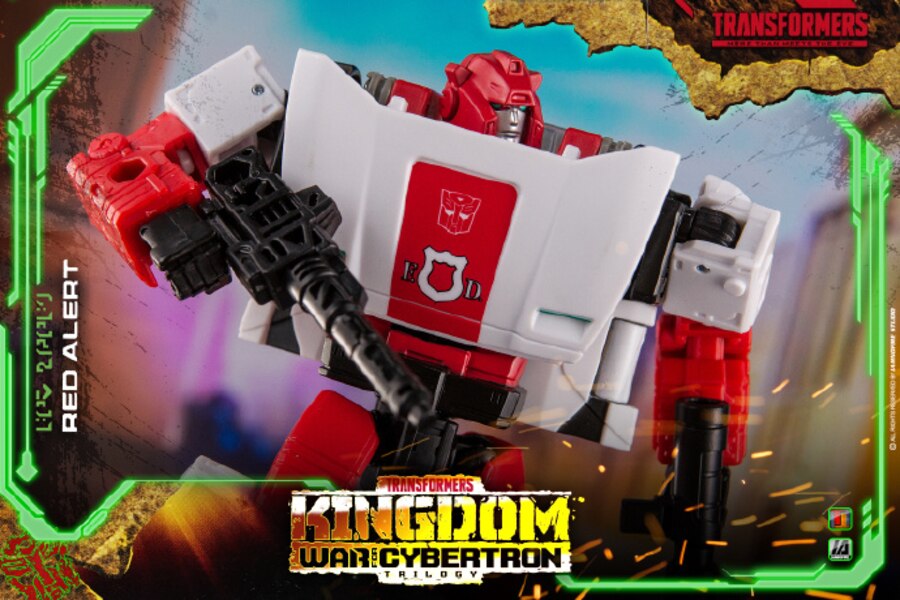 Transformers Kingdom Red Alert Toy Photography Images by IAMNOFIRE