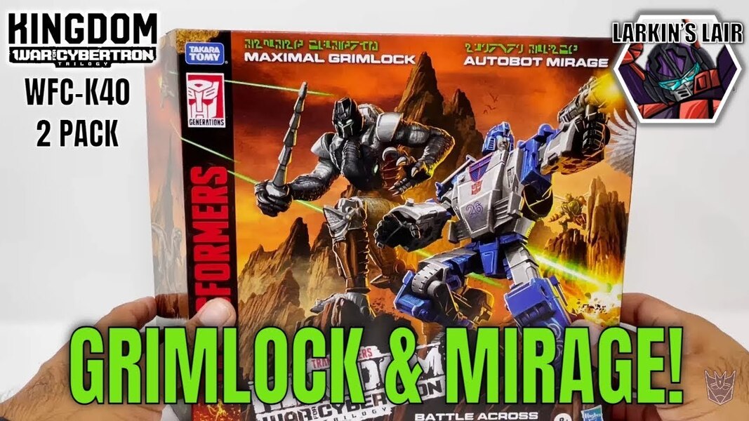 Transformers Kingdom Mirage & Grimlock WFC-K40 Battle Across Time Retail Release Review