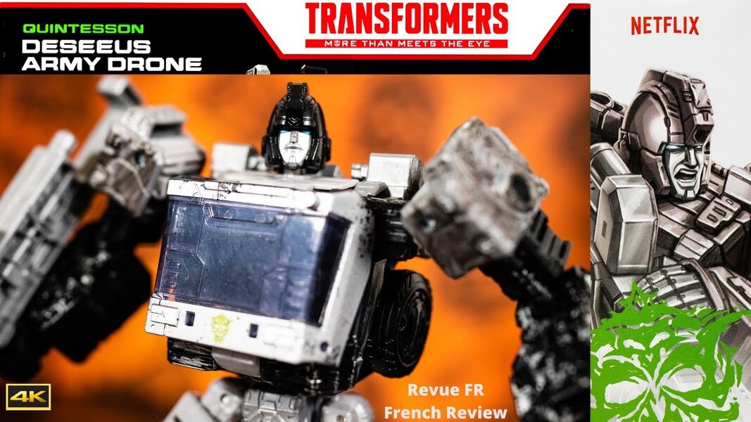 Transformers Netflix Deseeus Army Drone - War for Cybertron Trilogy Review by TfToybox