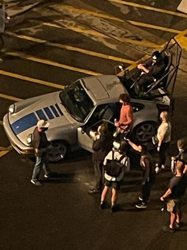 Transformers: Rise of the Beasts Filming Mirage Porsche, Vintage Vechicles Set Images & Video!