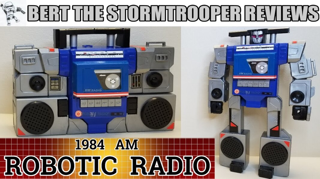 Tai Fong 1984 AM Robotic Radio (Transforming Working Radio!) Review by Bert The Stormtrooper!