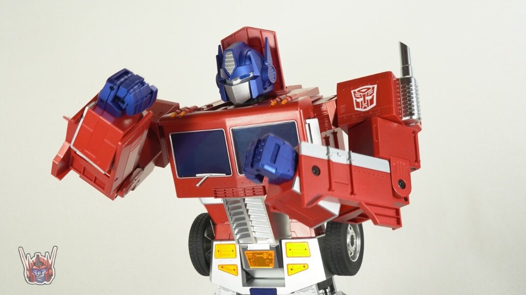 Robosen Optimus Prime Auto Converting Robot Action Figure In-Hand