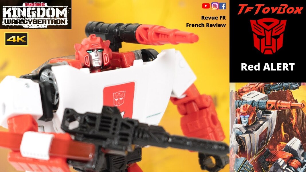 Transformers Kingdom Red Alert Review by Tftoybox