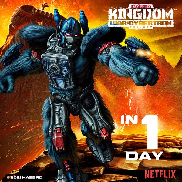 Transformers War For Cybertron Kingdom Countdown - 1 Day Promo Poster