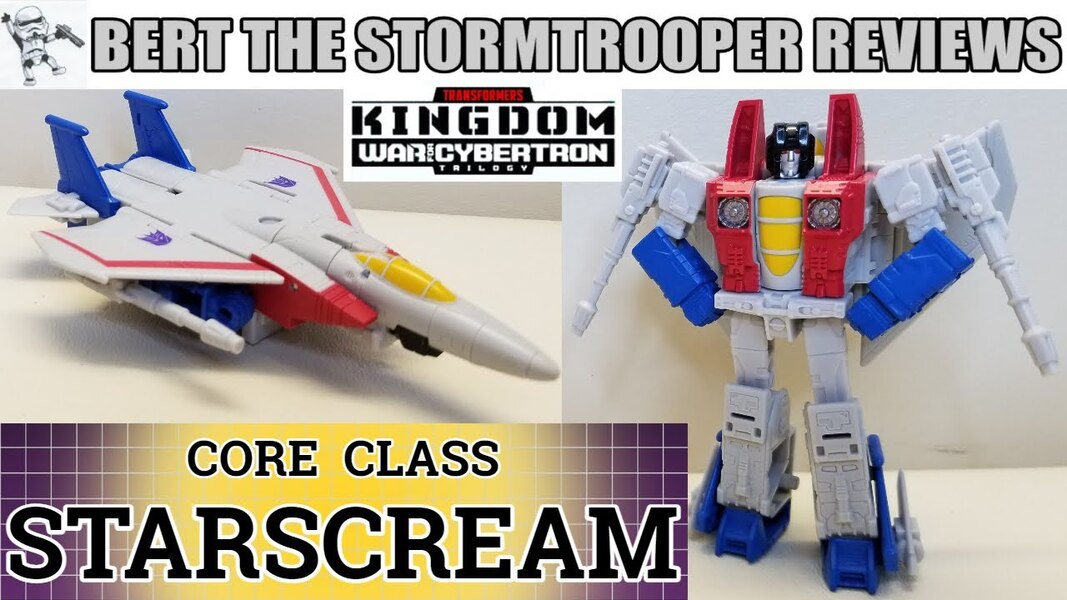 Transformers Kingdom Core Class Starscream Review by Bert the Stormtrooper!