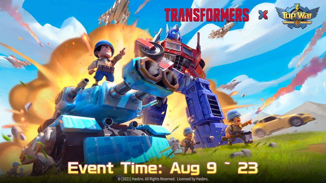 Transformers x Top War Battle Game Mobile App Announced