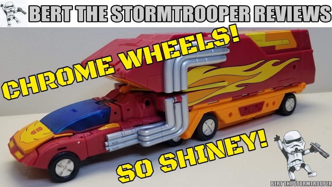 Chroming Wheels on Transformers Kingdom Rodimus Prime by Bert The Stormtrooper Reviews!