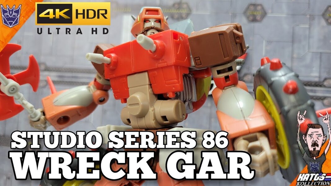 Transformers Studio Series 86 Wreck-Gar Review 4K!