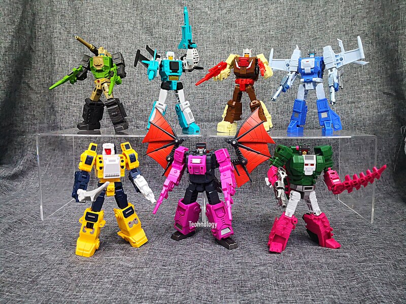 Mech Fans Toys Vecma Head Warriors VS Set of 7 In-Hand Images