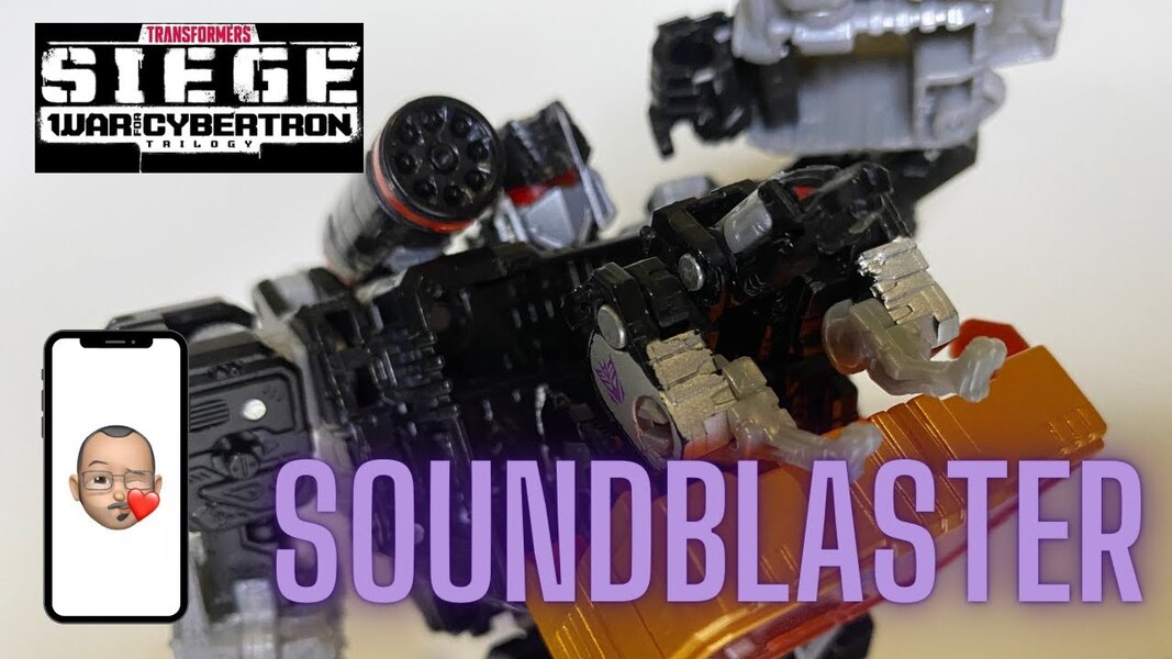 Takara Tomy War For Cybertron Siege Soundblaster Review